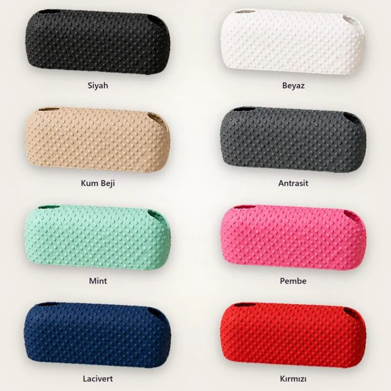 IQOS Iluma i kılıf Dot Grip, 8 renk: Siyah, Beyaz, Kum Beji, Antrasit, Mint, Pembe, Lacivert, Kırmızı