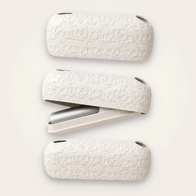 IQOS Iluma i kılıf Skull Texture, beyaz