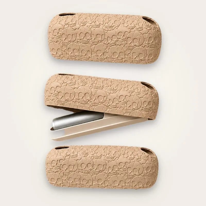 IQOS Iluma i kılıf Skull Texture, kum beji