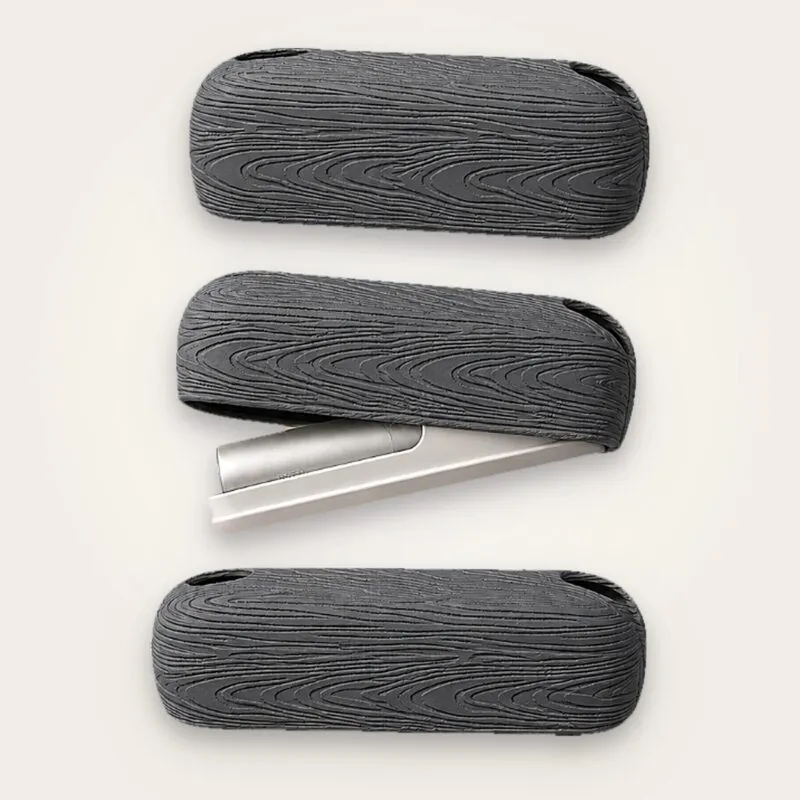 IQOS Iluma i kılıf Woodgrain Flow, antrasit