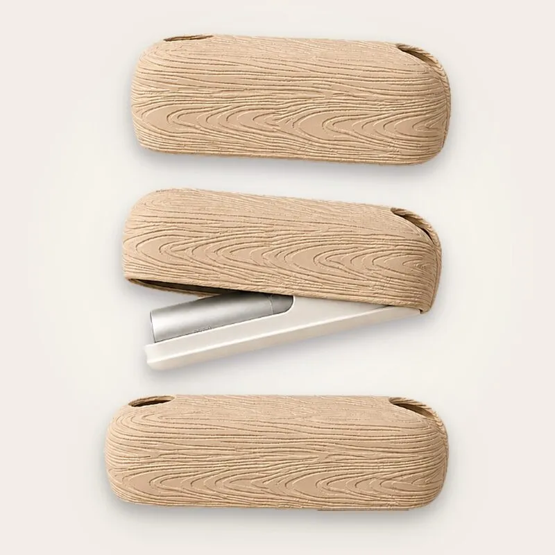 IQOS Iluma i kılıf Woodgrain Flow, kum beji